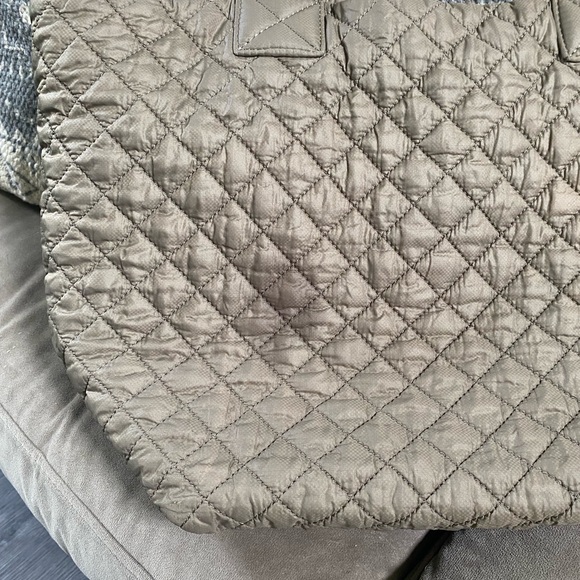 MZ Wallace Quilted Tan Tote - Picture 5 of 12